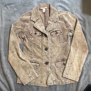 Forever 21 vintage y2k corduroy Brown Button-Up Jacket large